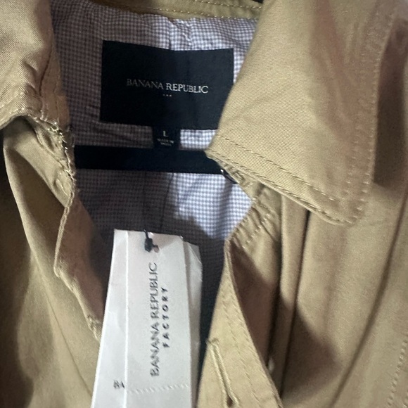 NWT Classic Trench from Banana Republic 
Size Large
Sold Out Online - Picture 3 of 4